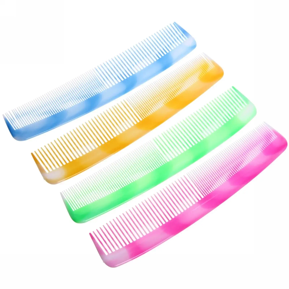 Расческа комбинированная «Дорожная», микс 4 цвета, 4,5*21,8см