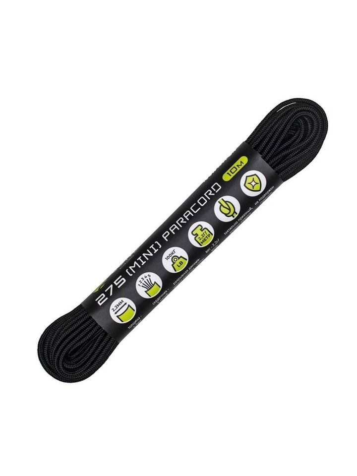 Паракорд 275 (мини) CORD nylon 10м (black)