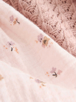 Жилет вязаный и блуза в комплекте для девочки Next E25-150, Розовый