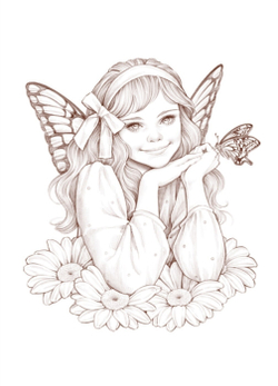 Lana Green 2 Garden Lady. Coloring Book