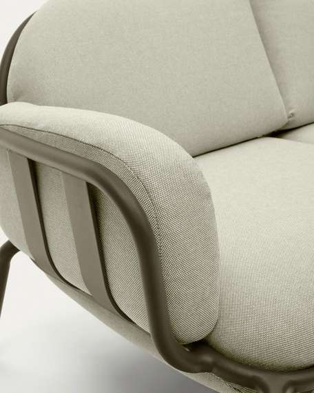 Двухместный уличный диван Joncols, 165 см, зеленый