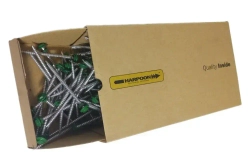 Саморезы кровельные 4,8x80 мм 250 шт. RAL 6002 оцинкованные