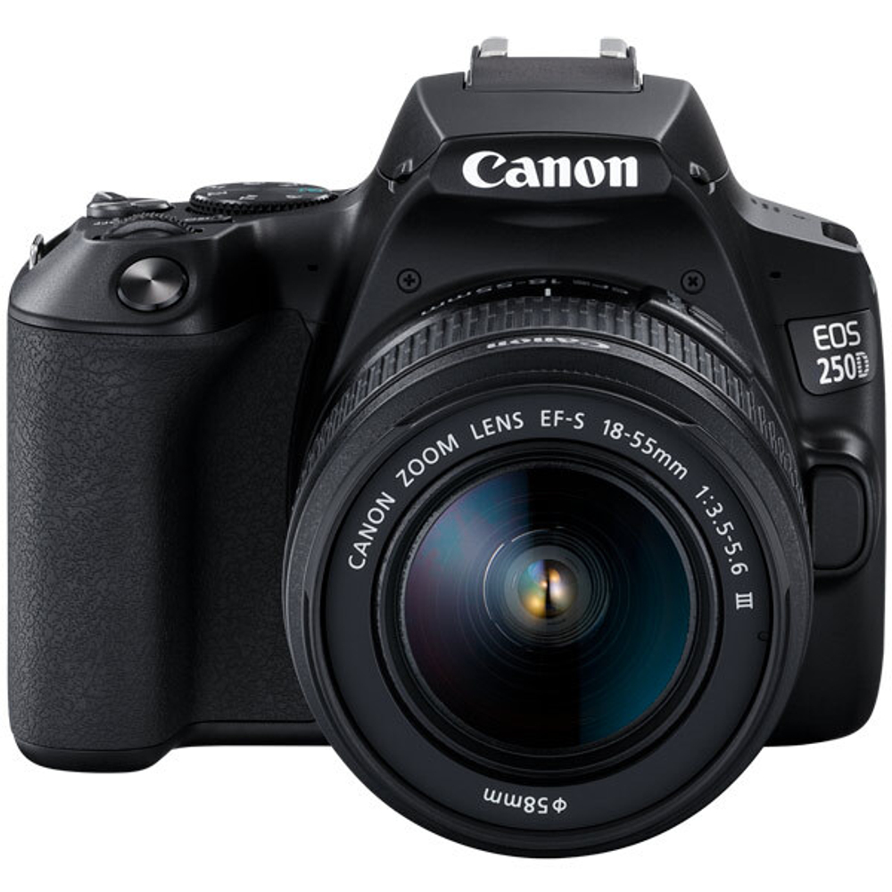 Фотоаппарат Canon EOS 250D Kit (EF-S 18-55mm f/3.5-5.6 DC III) - зеркальный, черный