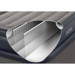 Кровать надувная Intex, 191х99х42 см, 64132NP, нас встроен, электр, флок, с ребрами жест, 136 кг