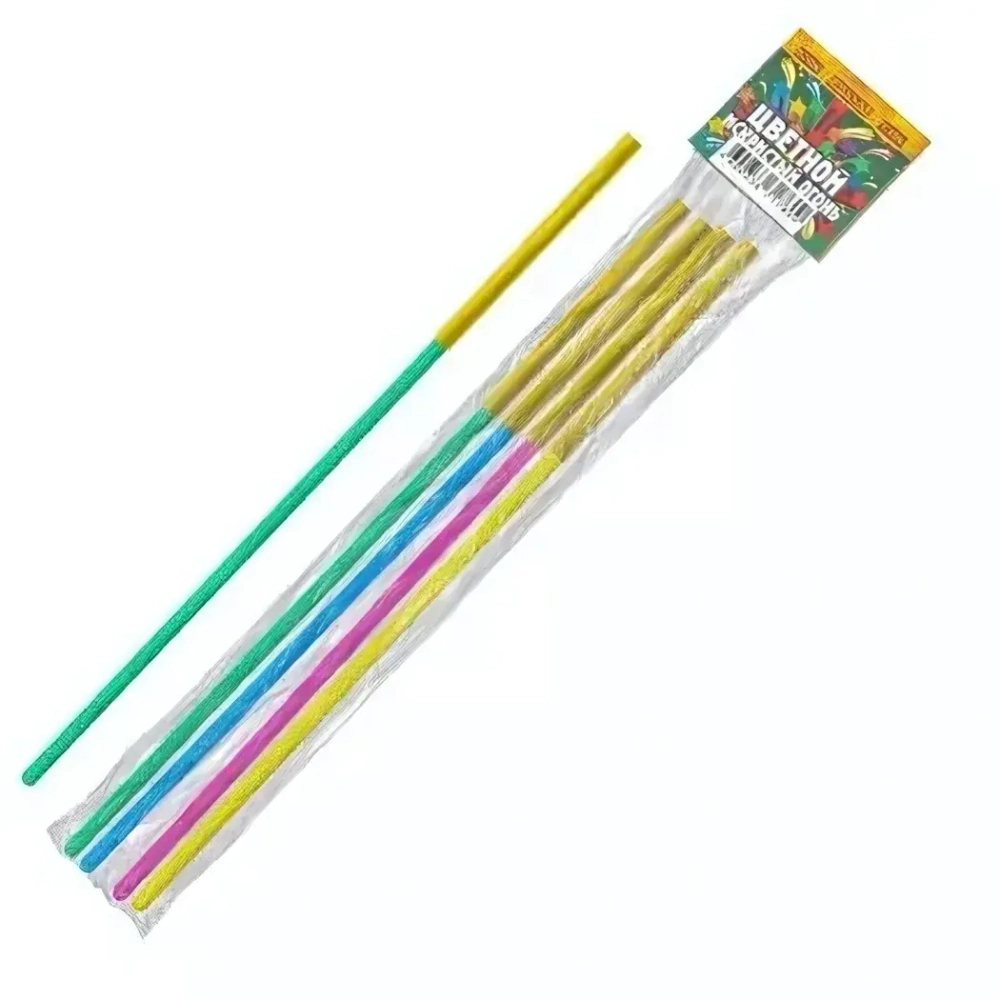 Бенгальская свеча «Цветной искристый огонь» 300 мм 1/120/4