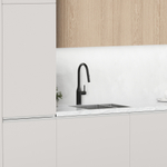 Смеситель для кухни Sancos Grand с вытяжным изливом, цвет матовый черный, арт. SC4002MB