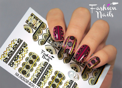 Слайдер-дизайн Fashion Nails Серия G № 26