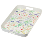 Поднос бамбук, 41х31 см, прямоуг, Вальс цветов, Y4-5479