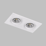 DK3022-WH Встраиваемый светильник, IP 20, 10 Вт, GU5.3, LED, белый, пластик