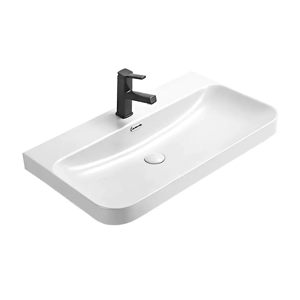 Подвесная тумба-умывальник Comforty Тенерифе-70 белый матовый с раковиной CF19595BX-70