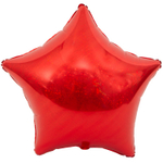 Шар фольгированный Звезда 81 см (Красный)
