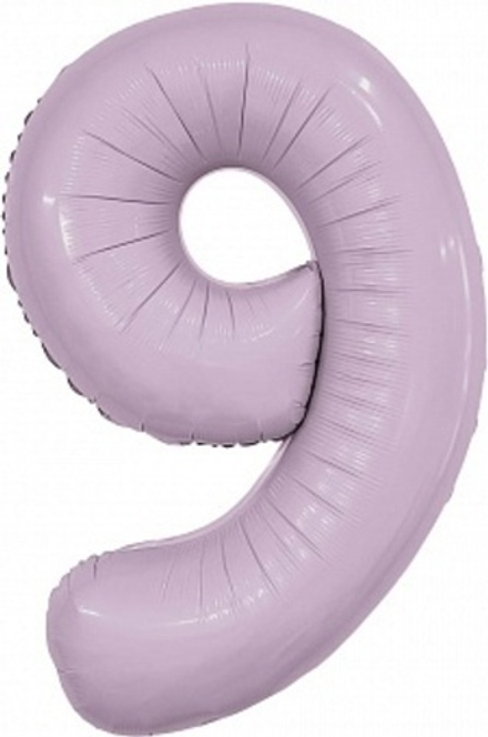 Р Цифра 9 Slim Орхидея (40''/102 см)