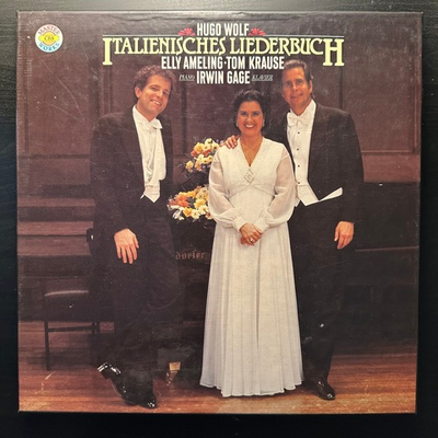 Hugo Wolf, Elly Ameling, Tom Krause, Irwin Gage - Italienisches Liederbuch 2LP (Германия 1982г.)