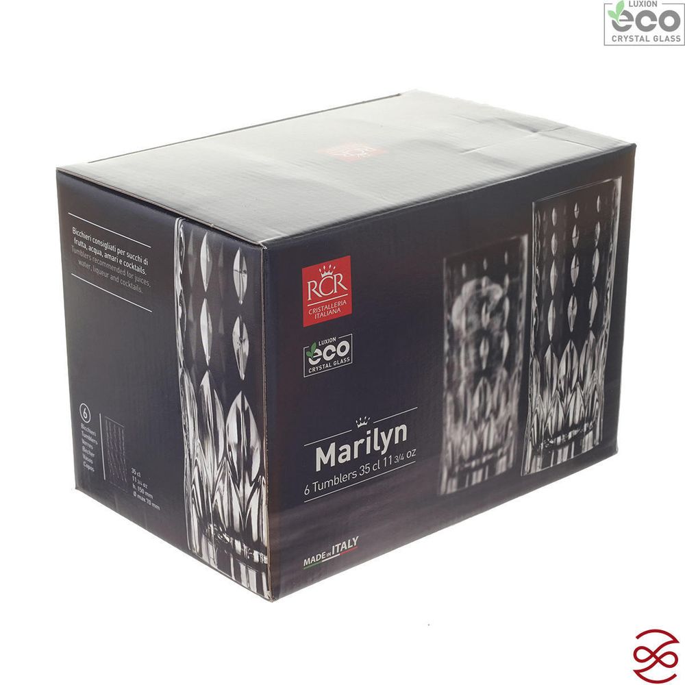 Набор стаканов для воды RCR Marilyn 350 мл (6 шт)
