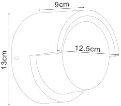 Уличный настенный светильник Arte Lamp