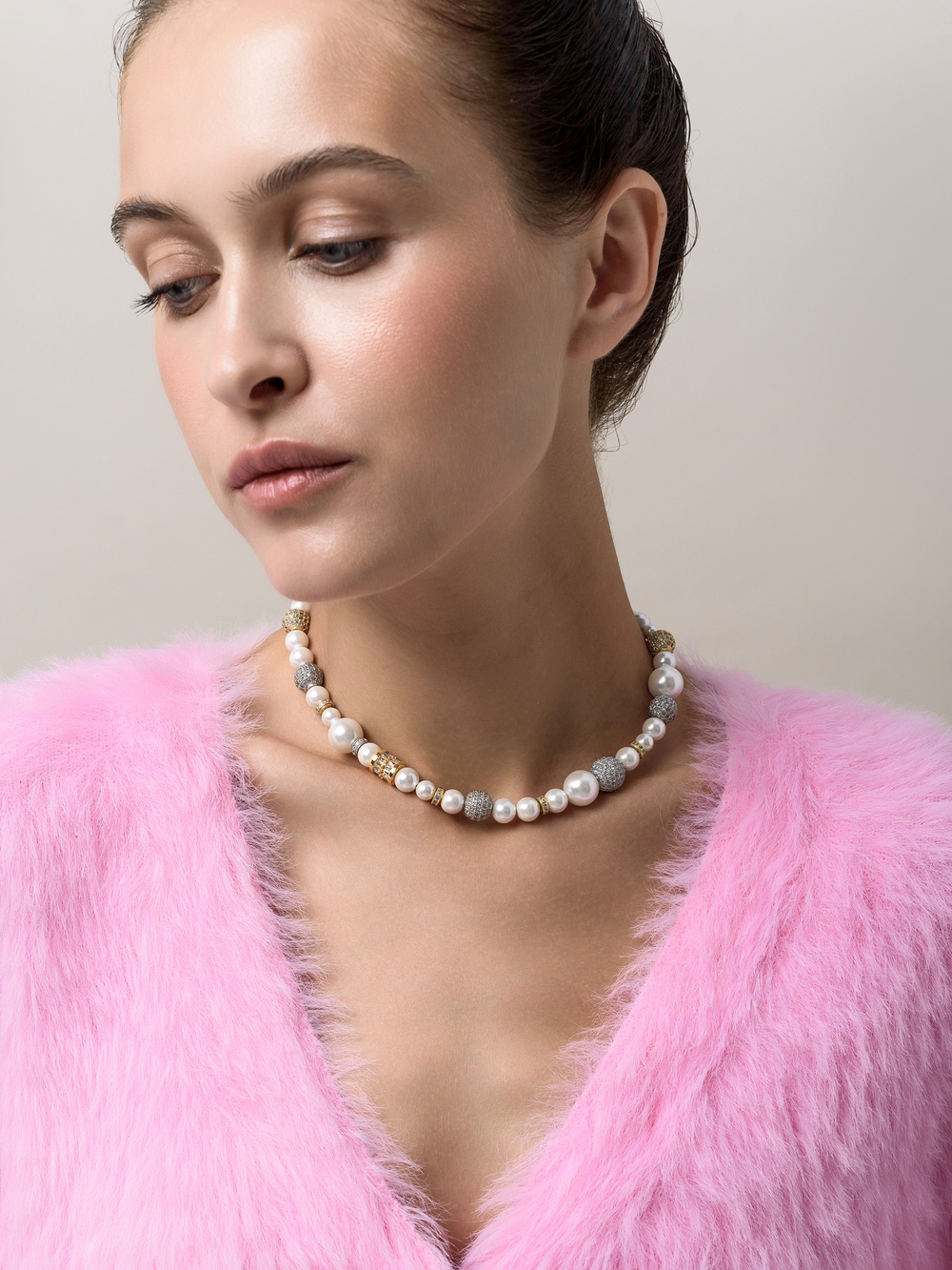 Чокер "Charm" из перламутра