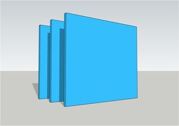 Plexiglas XT 5N370/65370 голубое оргстекло 3х2050х3050мм, экструзионное