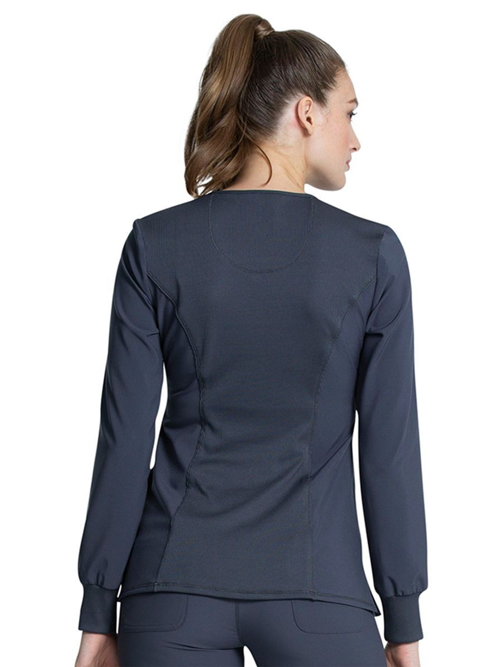 Топ медицинский женский Cherokee CK781A, серый, 2XL