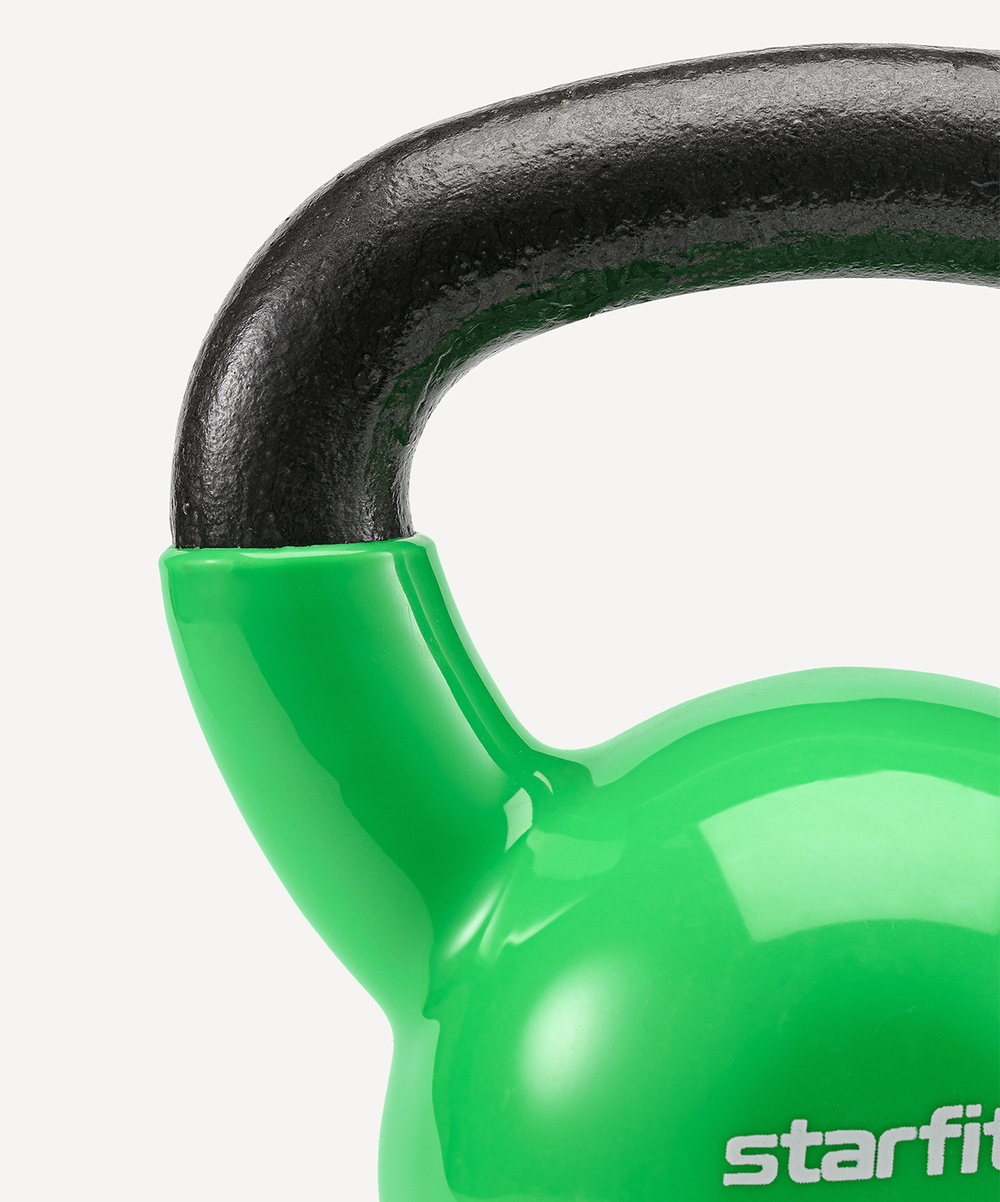 Гиря виниловая DB-401, 8 кг, зеленый