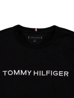 Свитшот Tommy Hilfiger Tommy Embroidered Hilfiger Icon Black