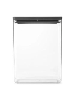 Brabantia Контейнер Tasty 22x11.2x29.6cm 5.4l темно-серый