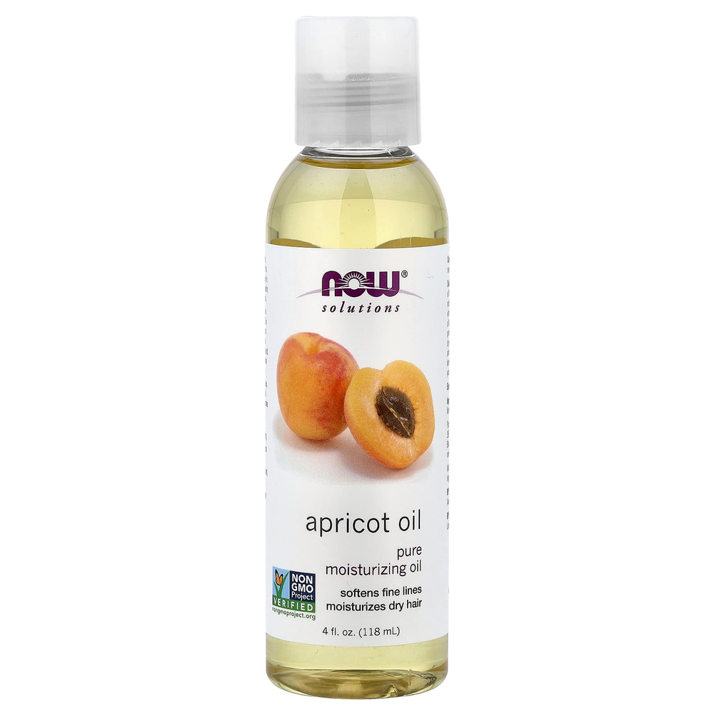 NOW Foods, Solutions, Абрикосовое масло, 4 жидких унции (118 мл)
