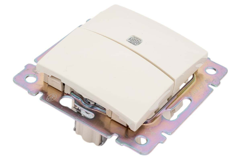 Выключатель двойной с индикацией Valena, слоновая кость Valena Classic LEGRAND