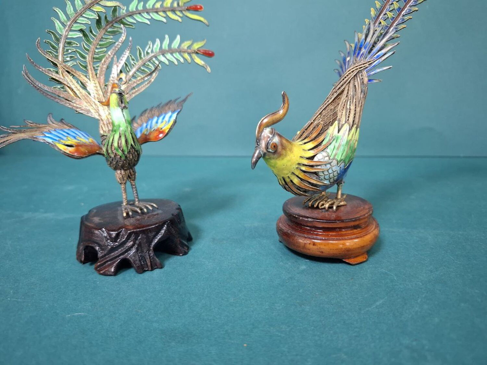 Винтажная фигура Фэнхуан «Птица»