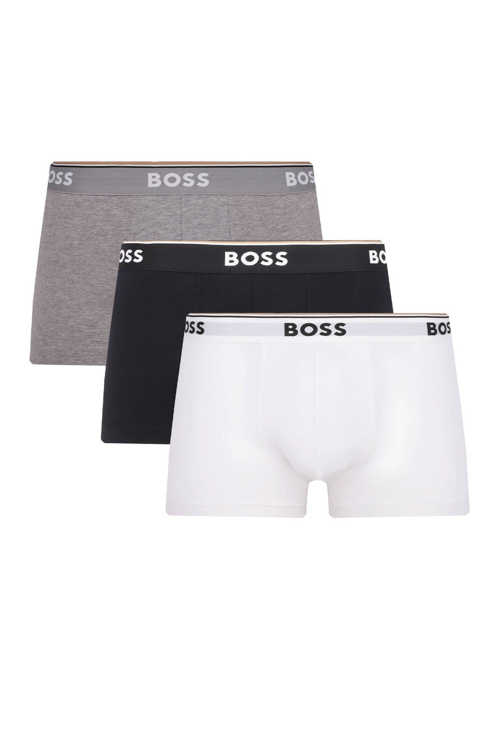 Трусики-боксеры 3шт. Trunk 3P Power BOSS BLACK - серый(50475274)