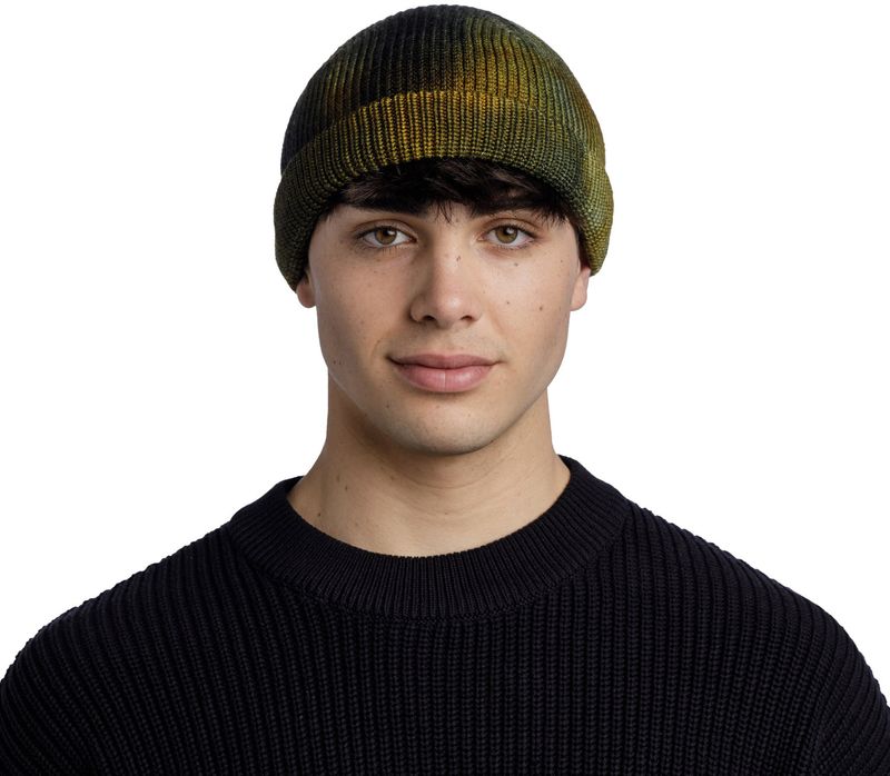 Вязаная шапка Buff Knitted Hat Ervin Khaki Фото 1