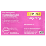 Twinings, Чистый черный чай, Дарджилинг, 50 чайных пакетиков, 100 г (3,53 унции)