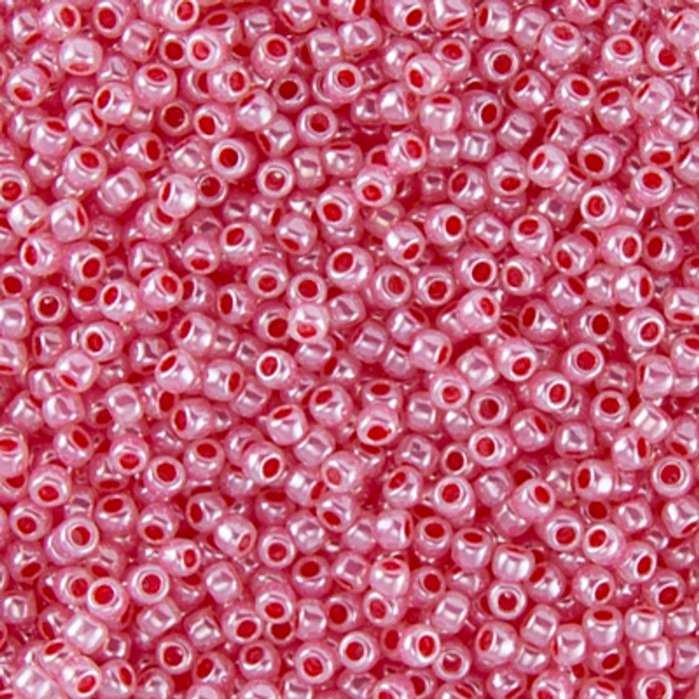 T306 Бисер TOHO круглый, размер 10/0, цвет Цейлон, томатный суп, 5 грамм