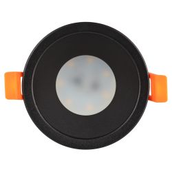 Светильник встраиваемый алюминиевый ЭРА KL97 BK под лампу MR16 GU5.3 черный