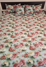 Покрывало гобеленовое Акварельные пионы 2-спальный (180х200)