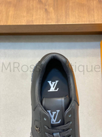 Кроссовки Louis Vuitton Run Away мужские черные с принтом