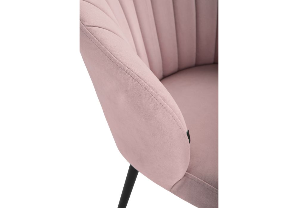 Стул на металлокаркасе Бэнбу velutto 37 / черный