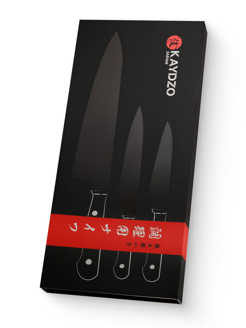 Набор ножей 3 в 1 KAYDZO TAHARA