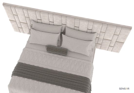 Кровать Лореаль с широким изголовьем