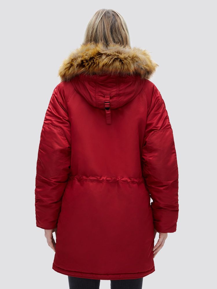 Парка Alpha Industries N-3B W Parka Commander Red (красная)