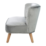 Детский велюровый диван Roba Lil Sofa серый