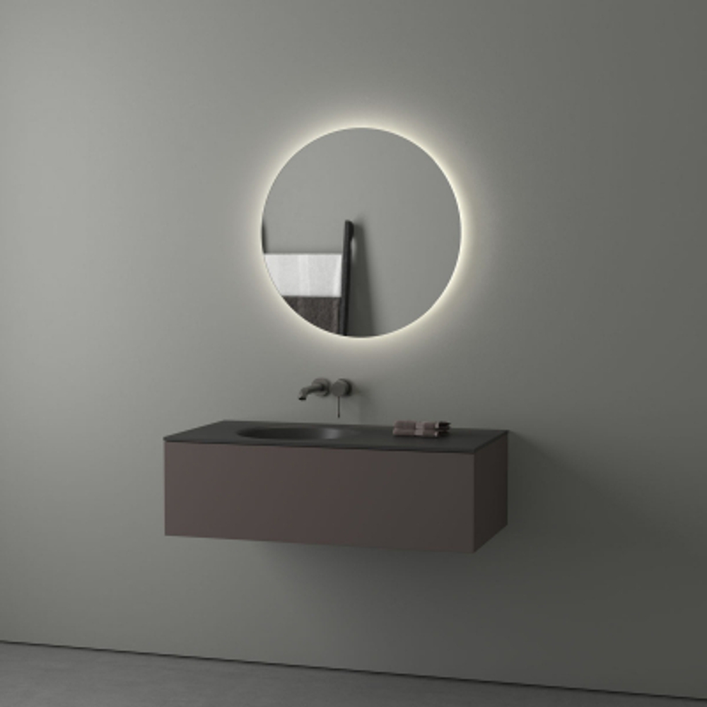 Зеркало Evoform с LED-подсветкой 18 W Ø70 см Без выключателя Нейтральный белый свет