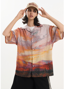 Рубашка HARSHandCRUEL "Great Sunset" Short Sleeve Shirt