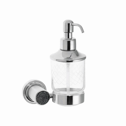 Boheme Настенный диспенсер ROYALE CRISTAL BLACK ХРОМ