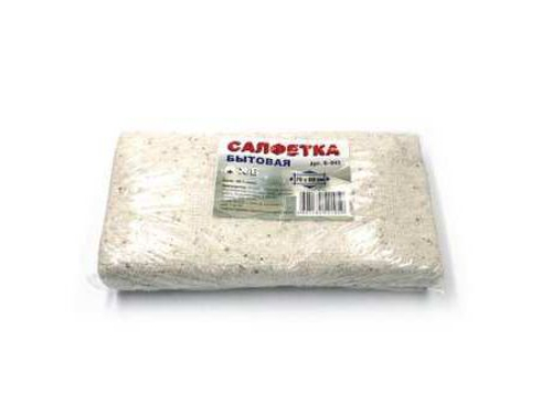 Салфетка х/б RUNIS бытовая для пола 70*80см (24шт/уп)