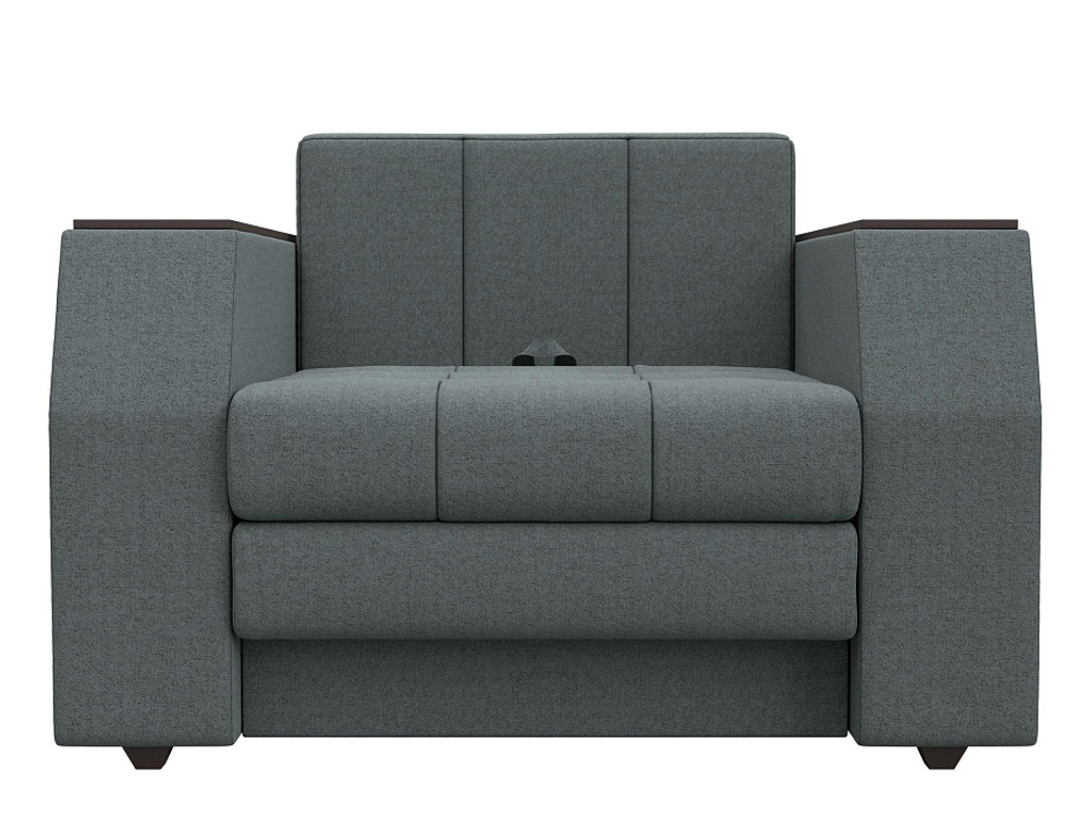 Кресло-кровать Атлантида, Амур 07 серый, Рогожка, 125106