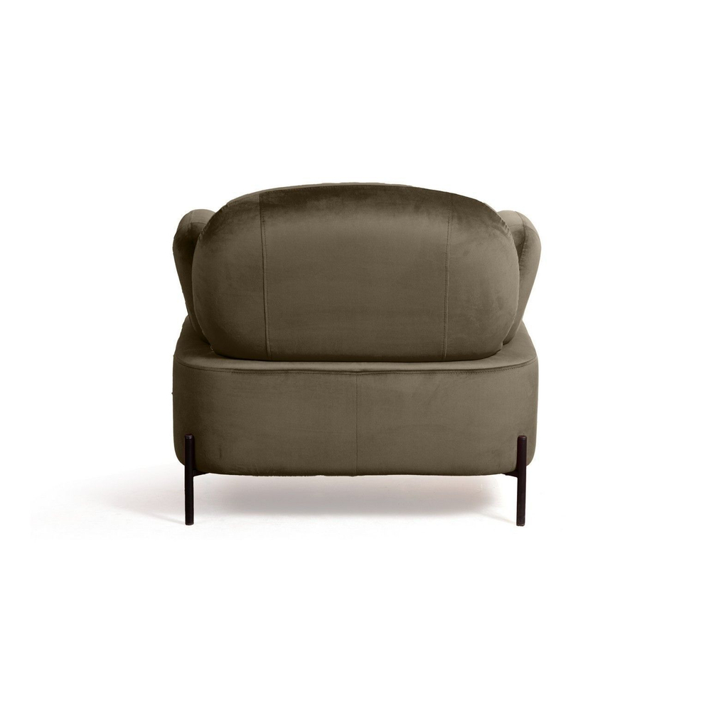 Кресло Dandy, бархат matte 65 коричневый