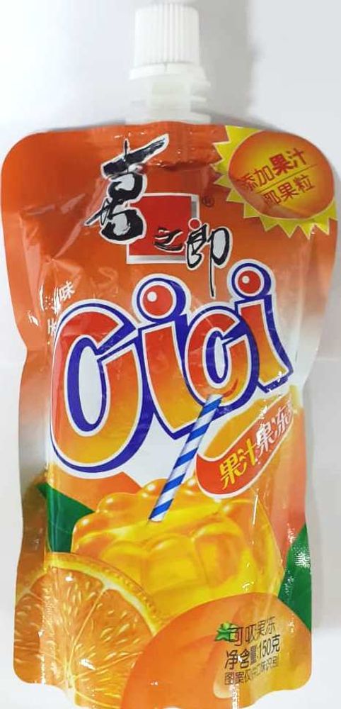 Желе со вкусом  апельсина  Xizhilang 150г