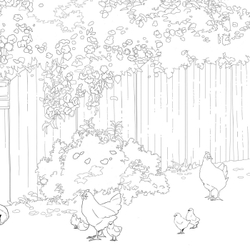 Daily commas walking. Colouring Book (Korea)