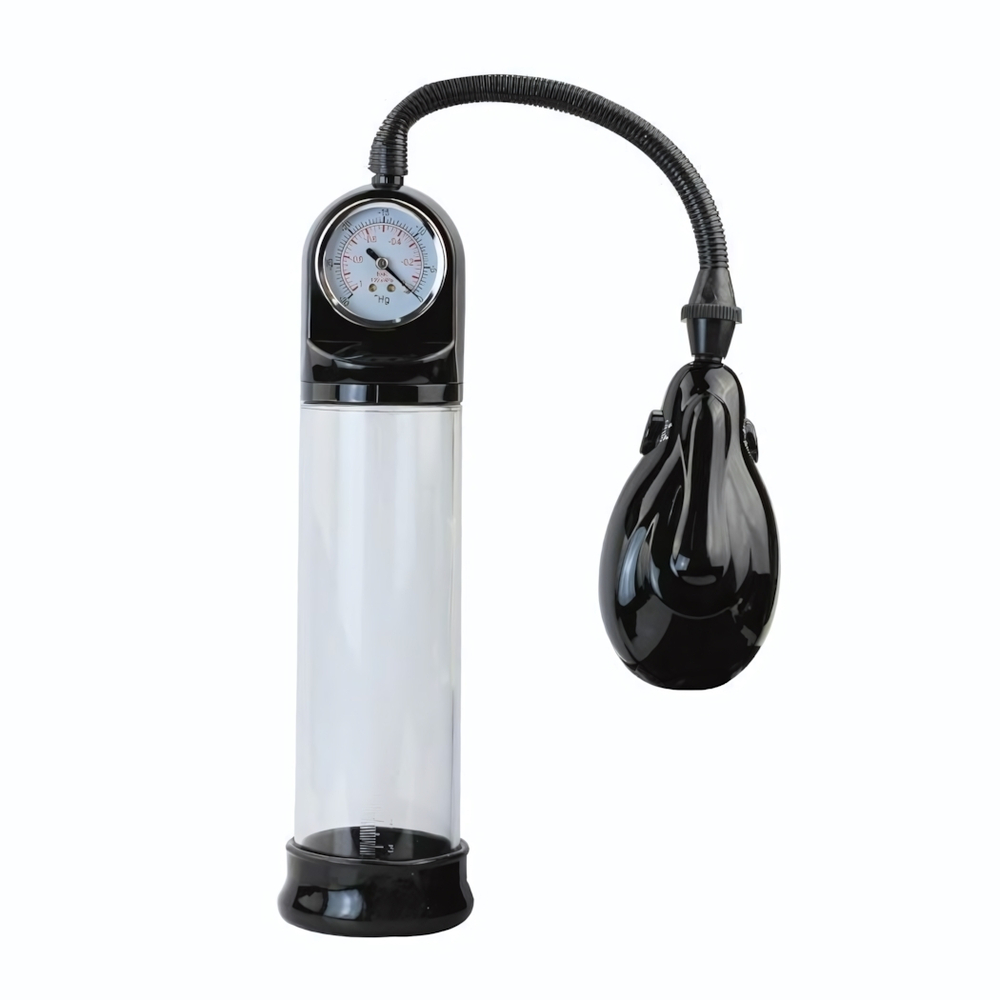 Автоматическая помпа с манометром (Цвет: прозрачный)