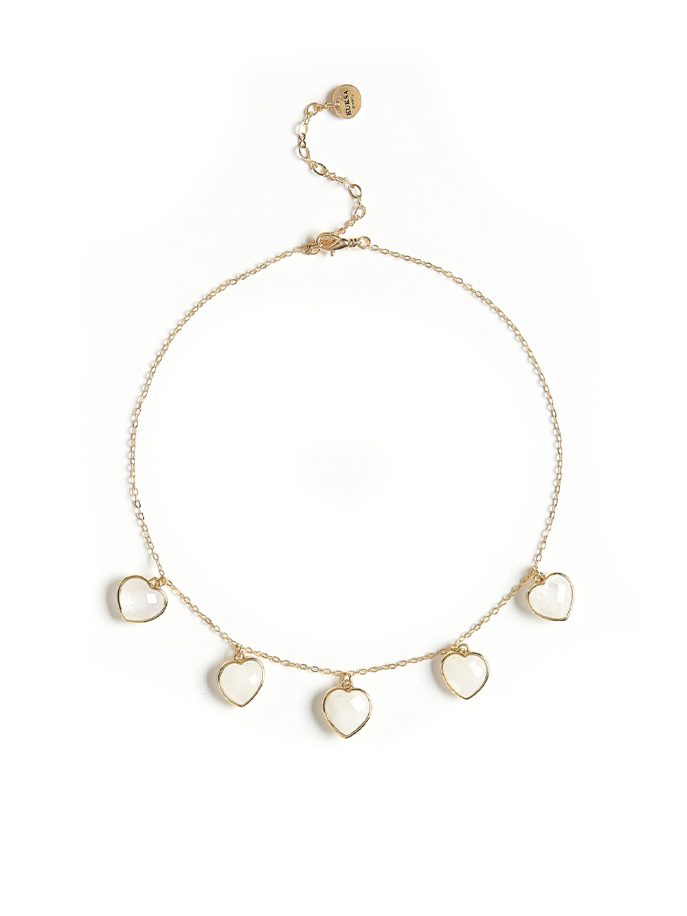 Чокер "Amour" с горным хрусталем Gold